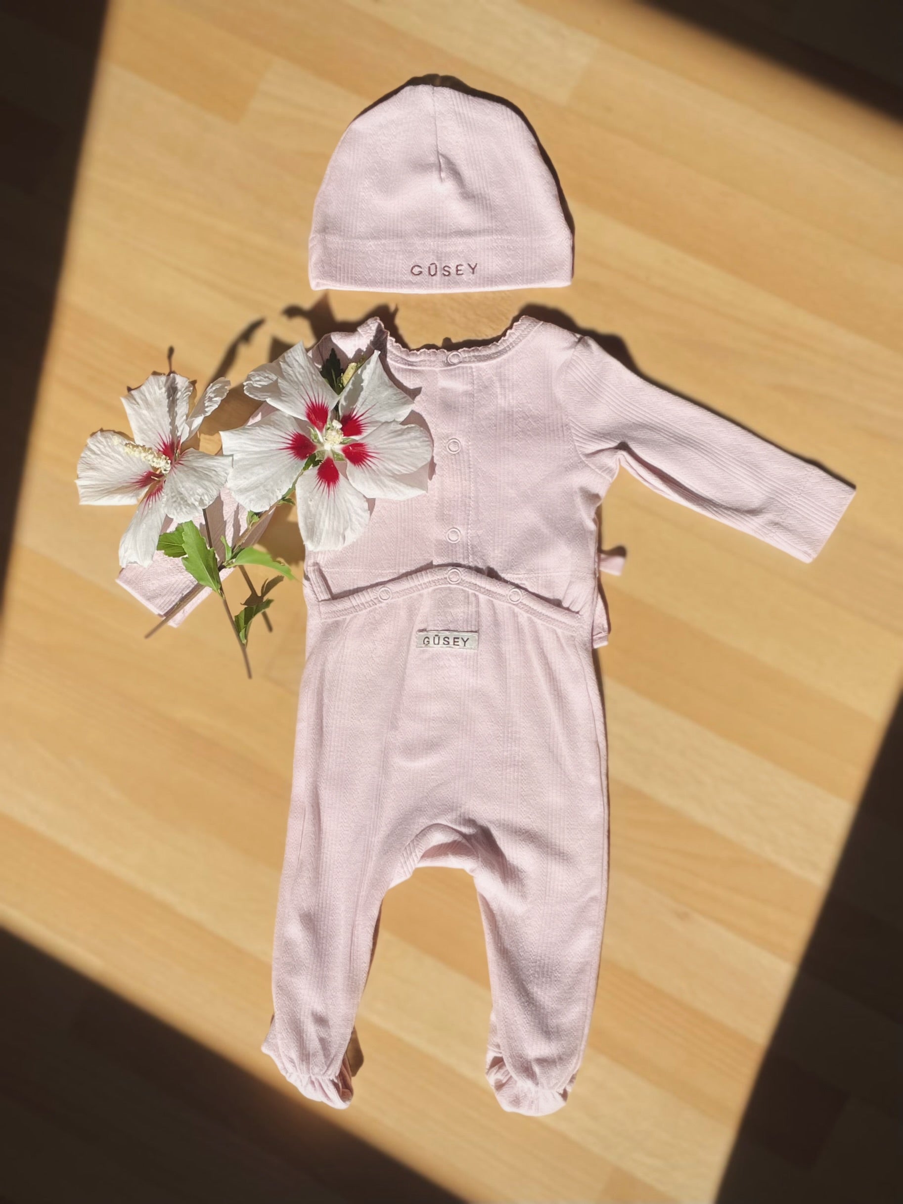 Soft Pink Footie