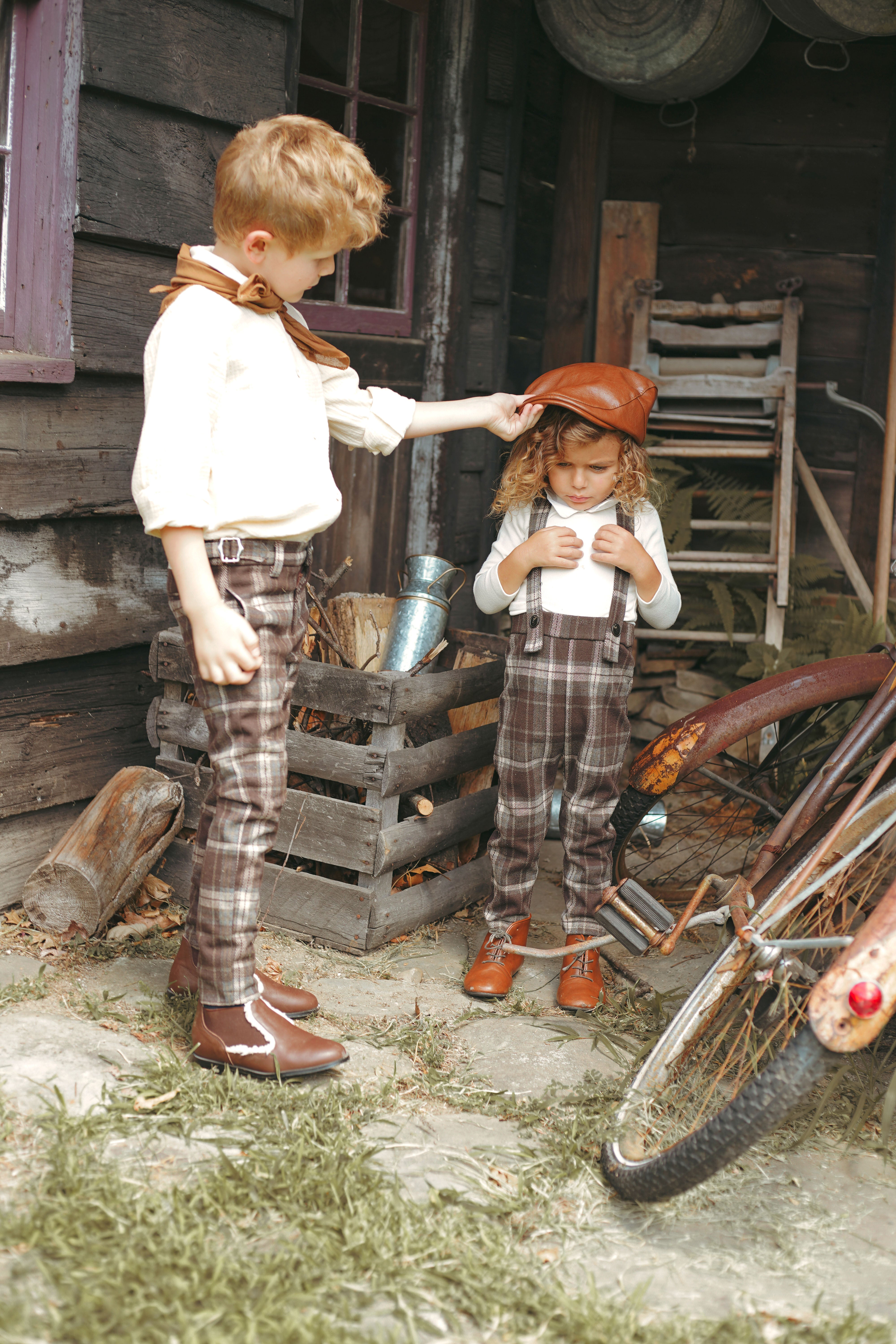 Plaid dress pants