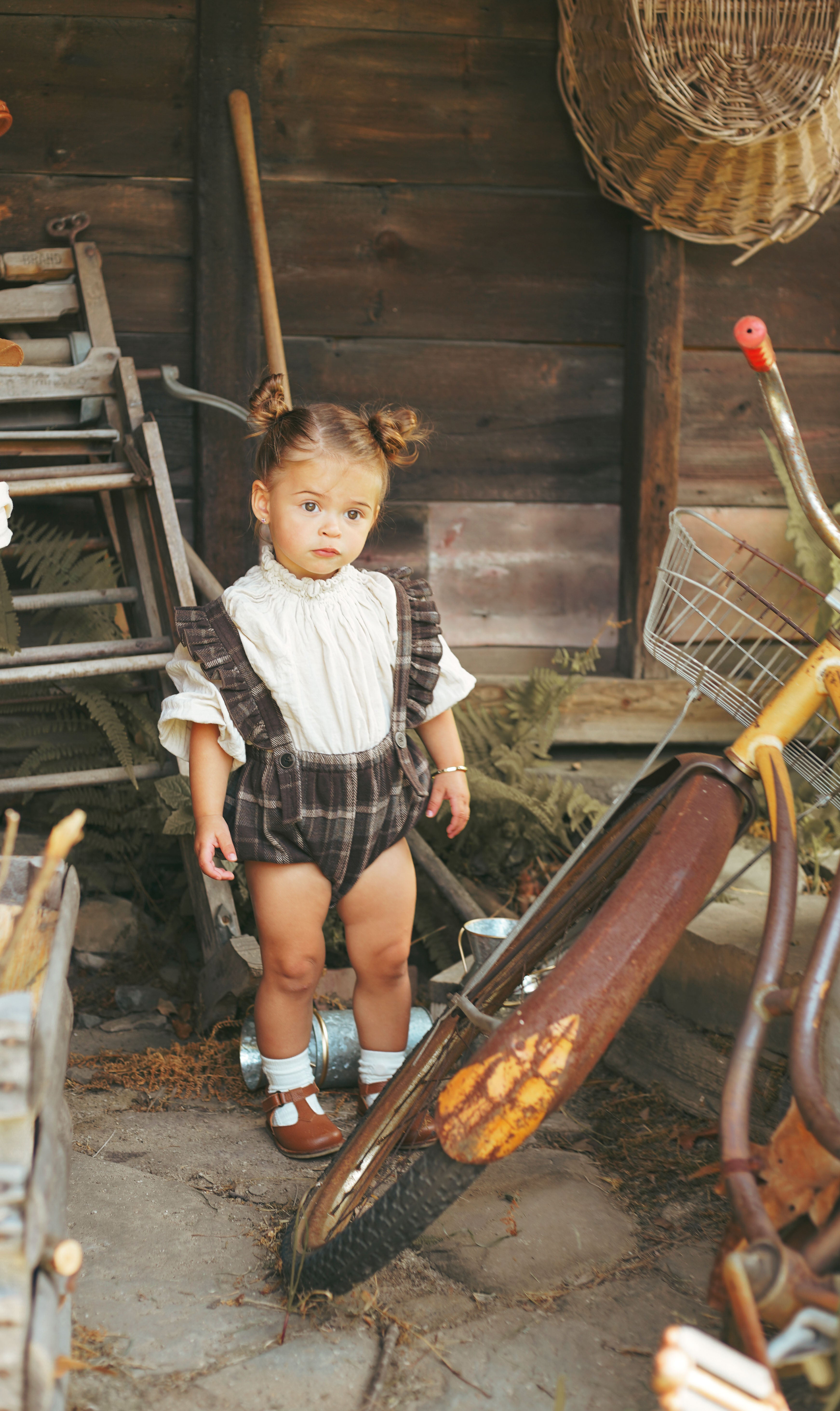 Plaid Romper