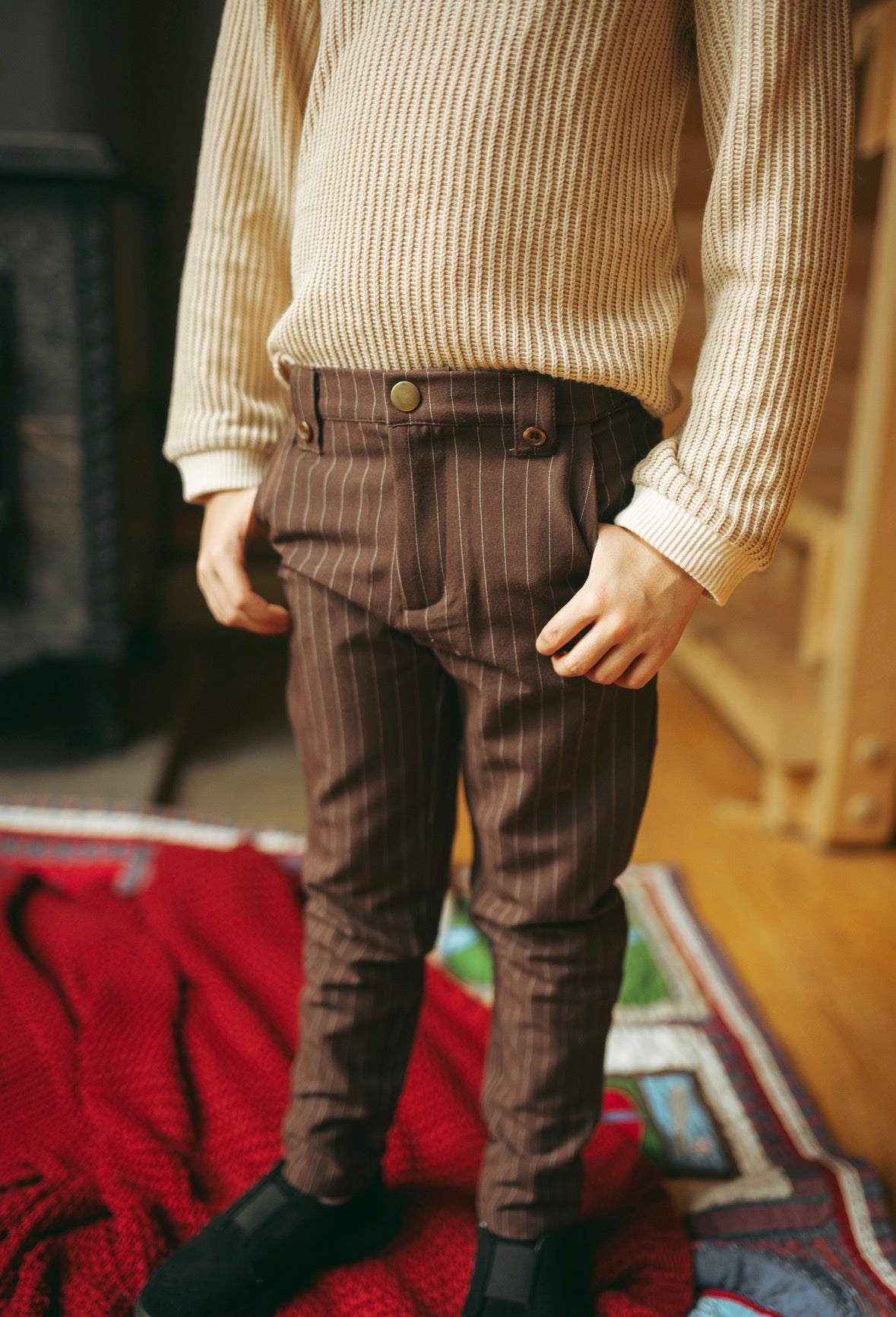 Camden Pinstripe Pants
