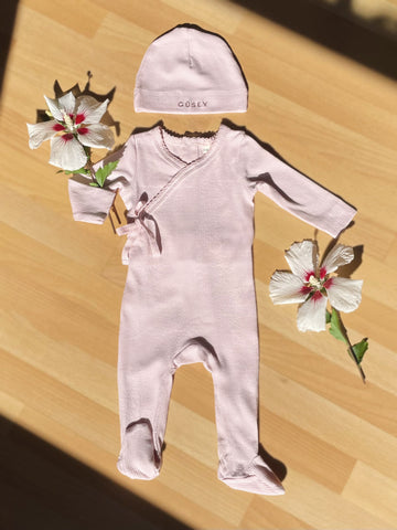 Soft Pink Footie