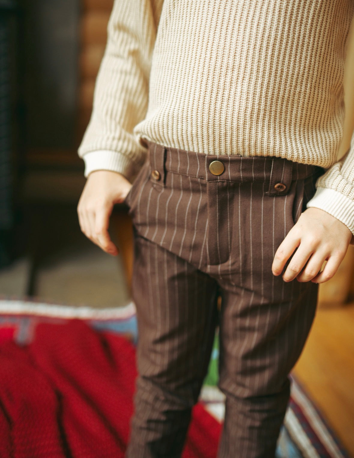 Camden Pinstripe Pants