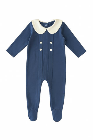 Buttoned Footie