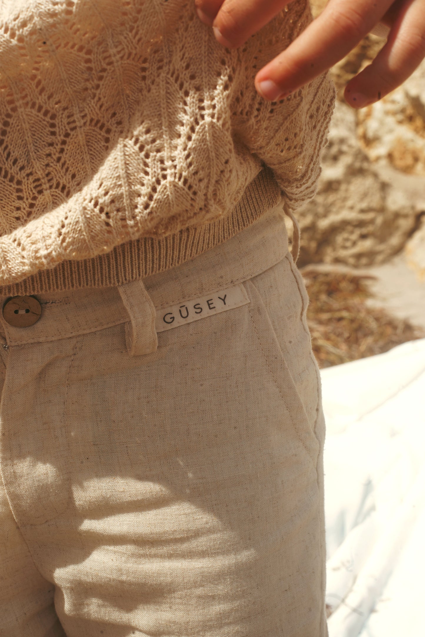Linen shorts