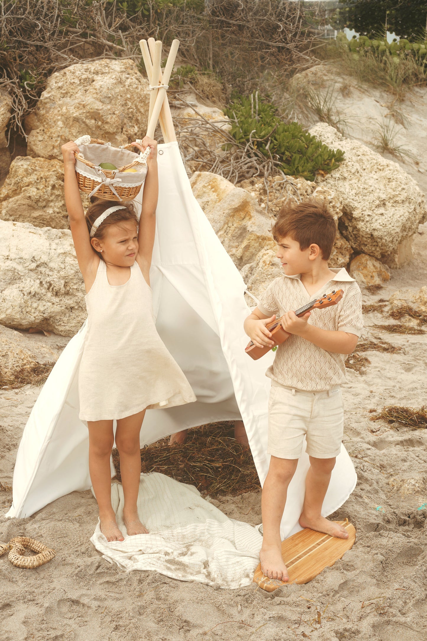 Linen shorts
