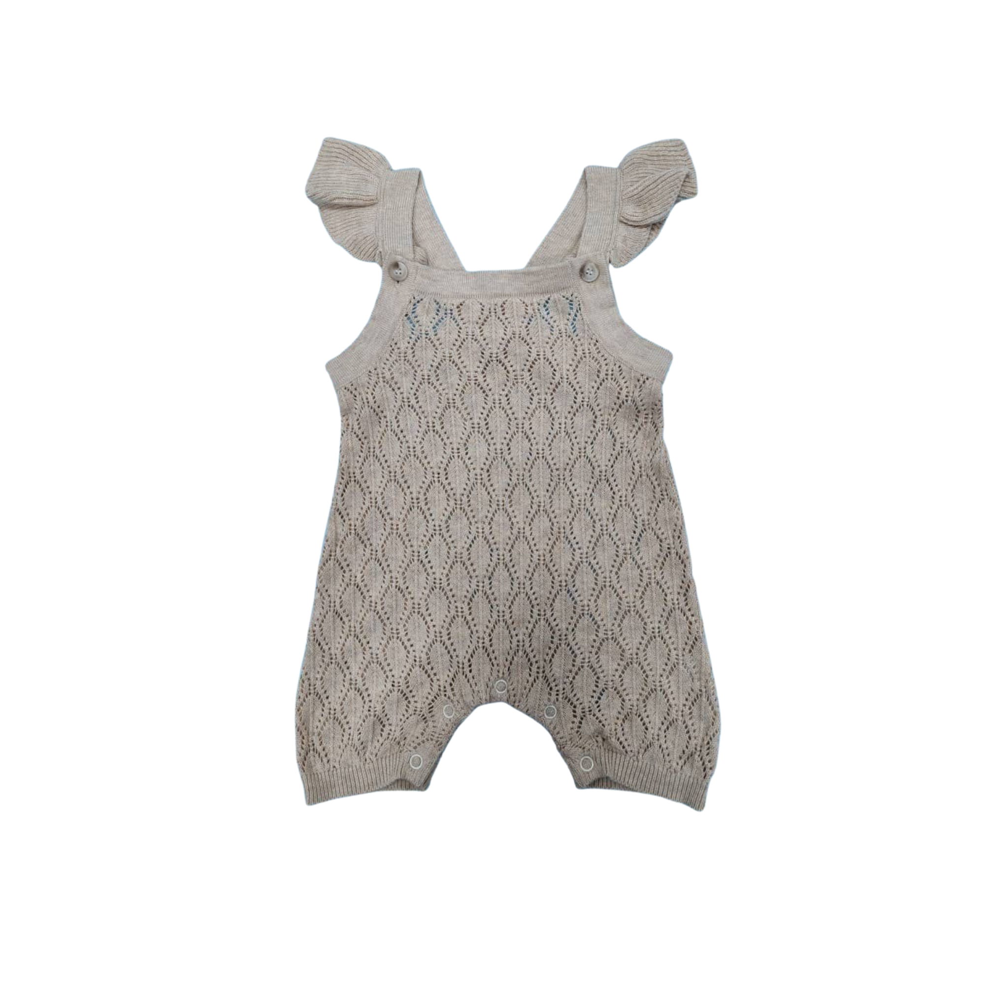 Thin knit girls romper